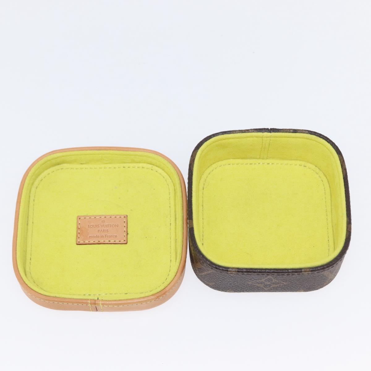 LOUIS VUITTON Monogram Boite Camille MM Jewelry Box GI0018 LV Auth 154388V