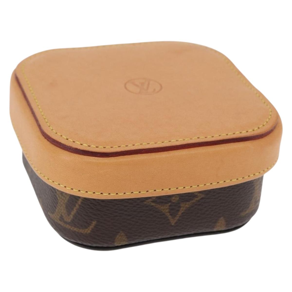 LOUIS VUITTON Monogram Boite Camille MM Jewelry Box GI0018 LV Auth 154388V