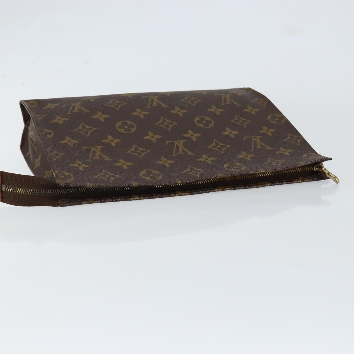 LOUIS VUITTON Monogram Poche Toilette 26 Pouch M47542 LV Auth 154392