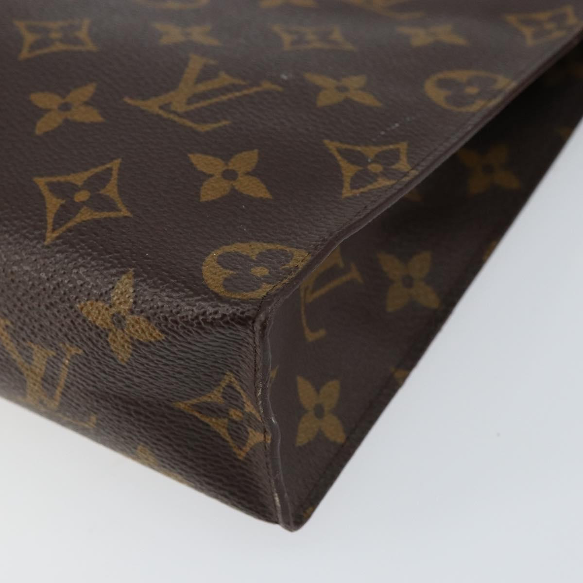 LOUIS VUITTON Monogram Poche Toilette 26 Pouch M47542 LV Auth 154393