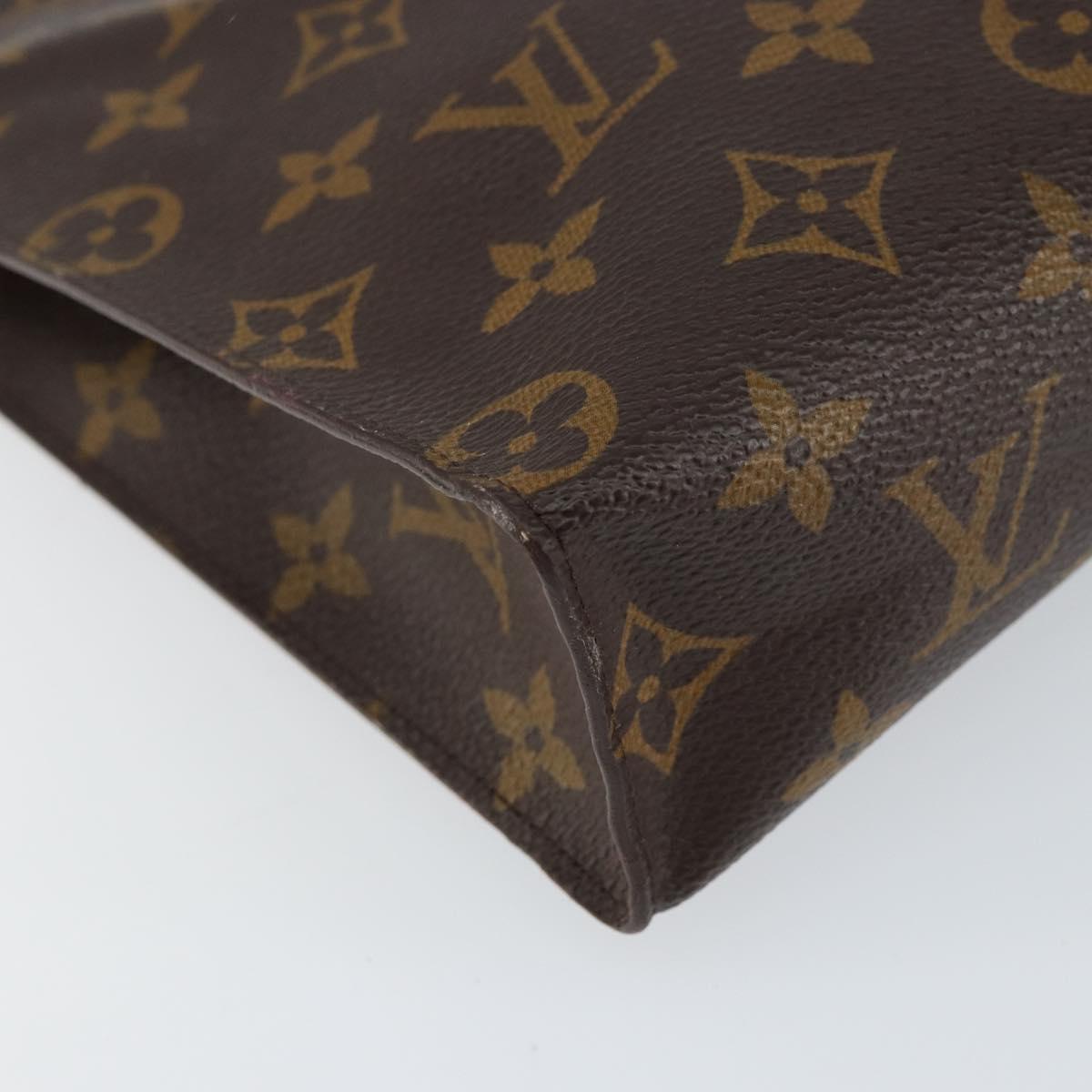 LOUIS VUITTON Monogram Poche Toilette 26 Pouch M47542 LV Auth 154393