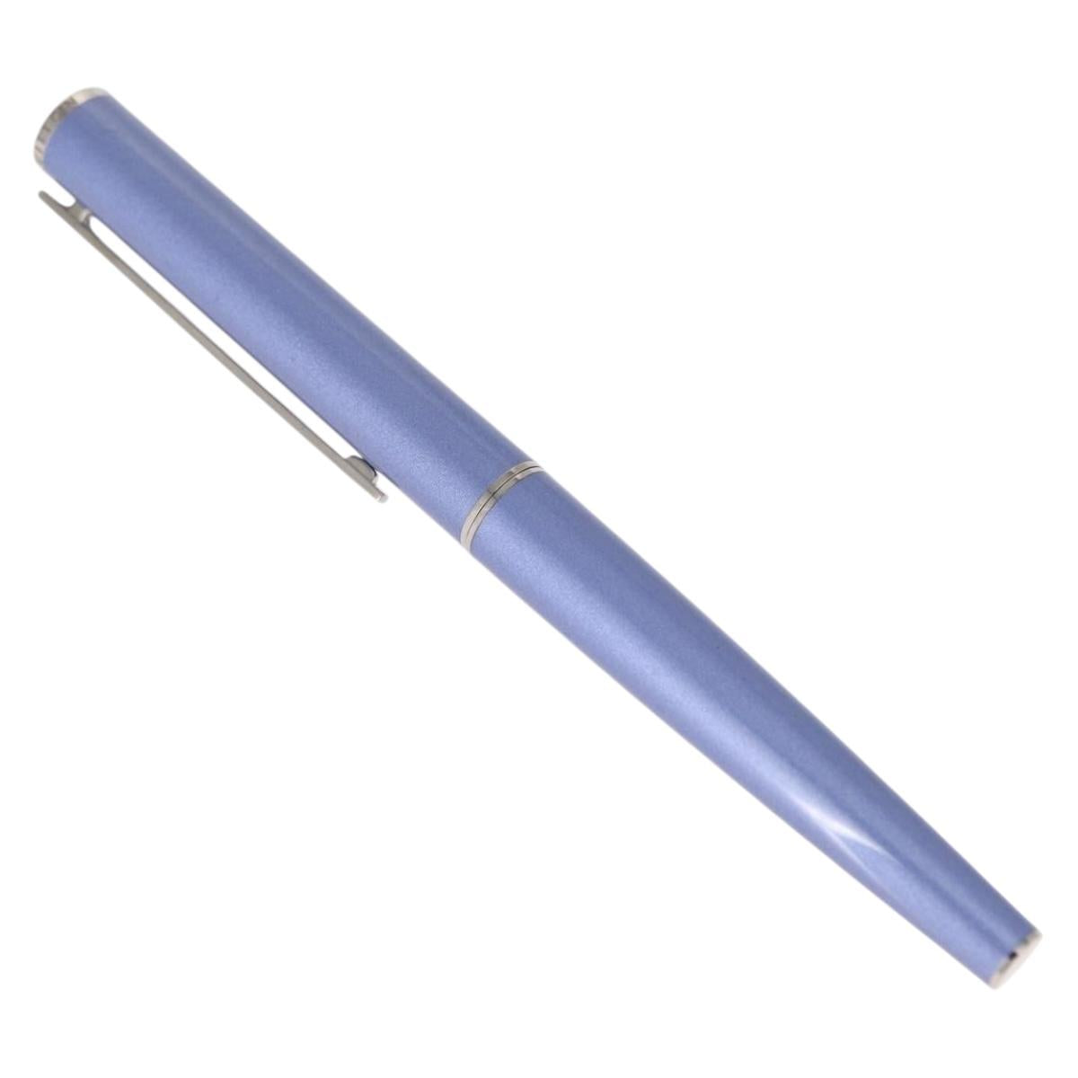 LOUIS VUITTON Jetligne Pen metal Blue N79229 LV Auth 154394V