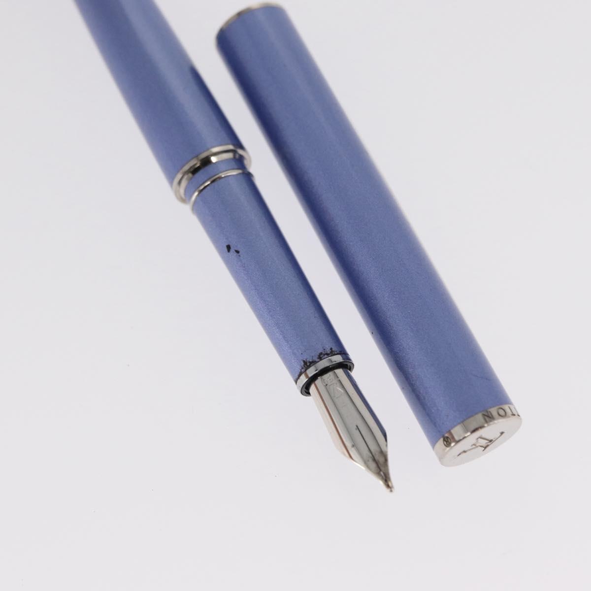 LOUIS VUITTON Jetligne Pen metal Blue N79229 LV Auth 154394V