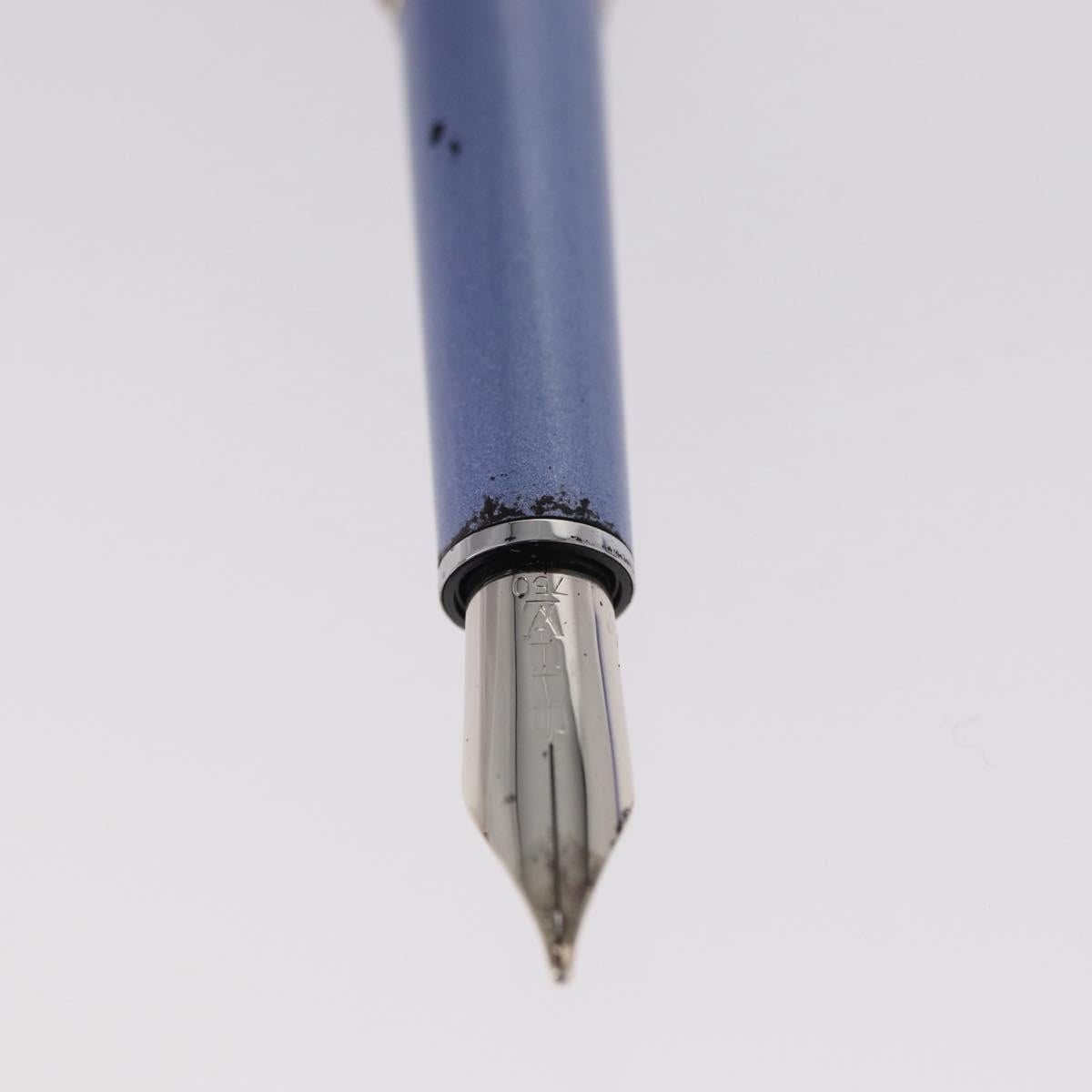 LOUIS VUITTON Jetligne Pen metal Blue N79229 LV Auth 154394V