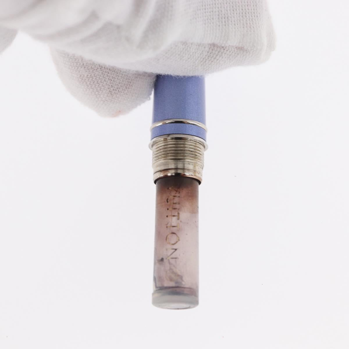 LOUIS VUITTON Jetligne Pen metal Blue N79229 LV Auth 154394V