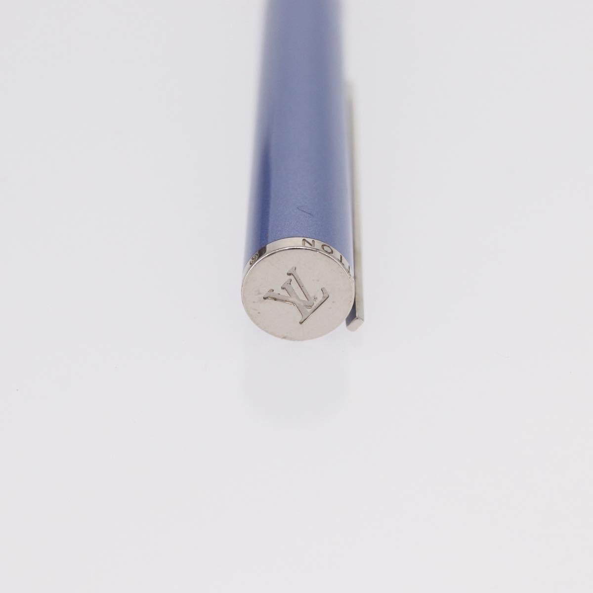 LOUIS VUITTON Jetligne Pen metal Blue N79229 LV Auth 154394V