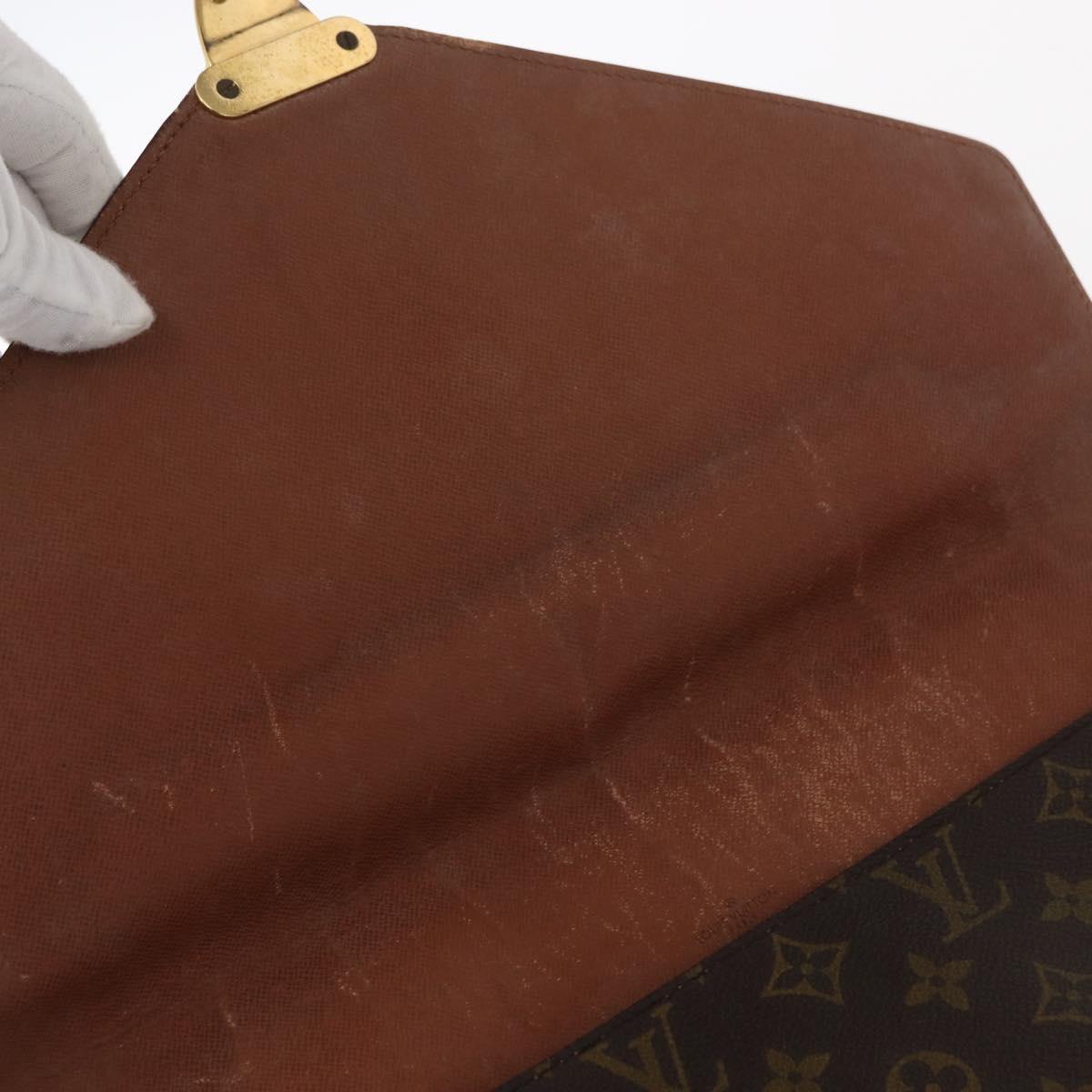 LOUIS VUITTON Monogram Porte Documents Senatur Briefcase M53335 LV Auth 154395