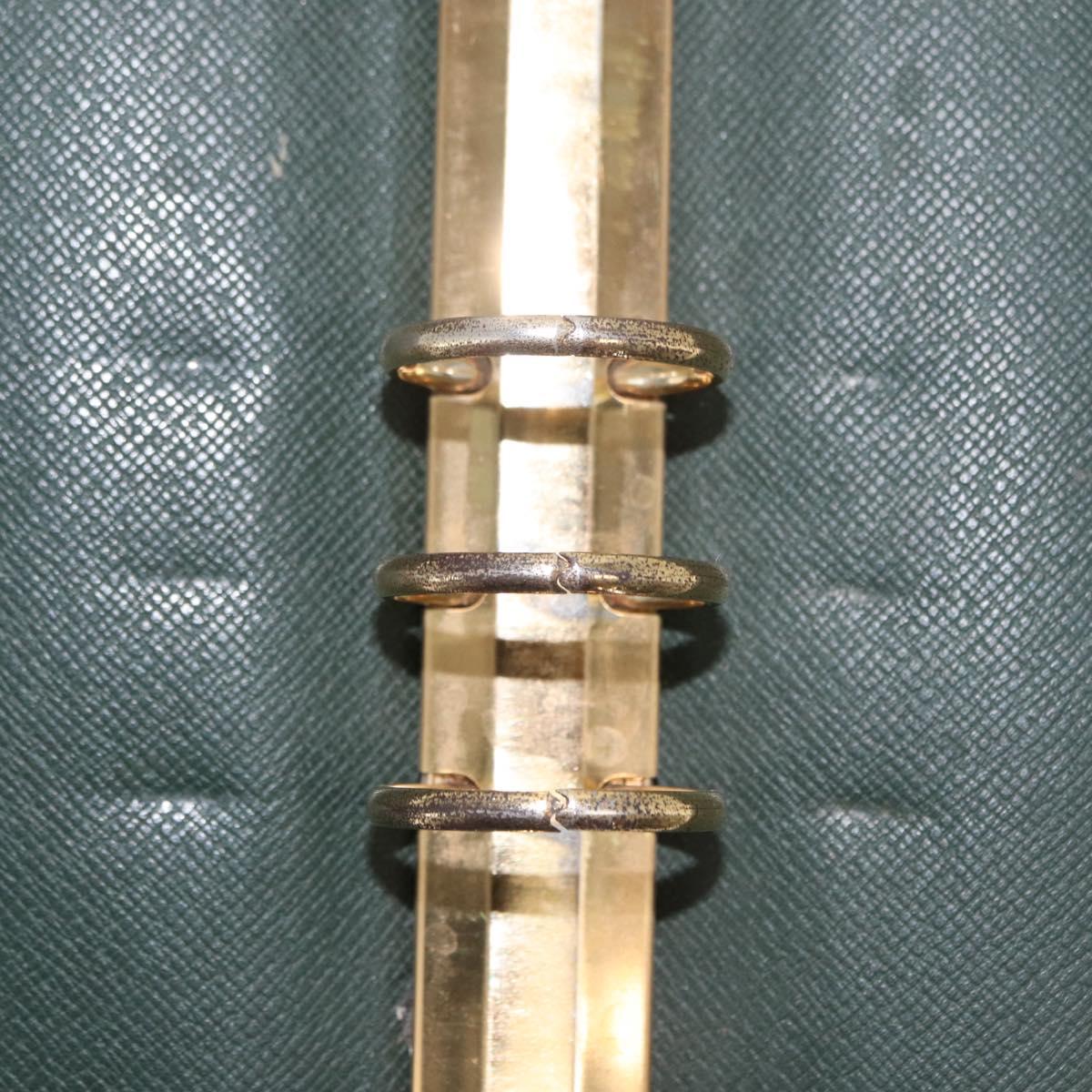 LOUIS VUITTON Taiga Agenda GM Day Planner Cover Epicea R20404 LV Auth 154396