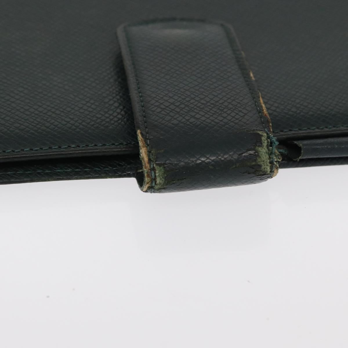 LOUIS VUITTON Taiga Agenda GM Day Planner Cover Epicea R20404 LV Auth 154396