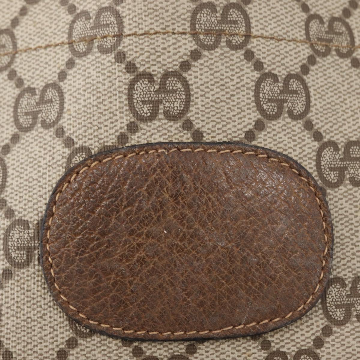 GUCCI GG Supreme Tote Bag PVC Beige 002 103 1301 Auth 154413