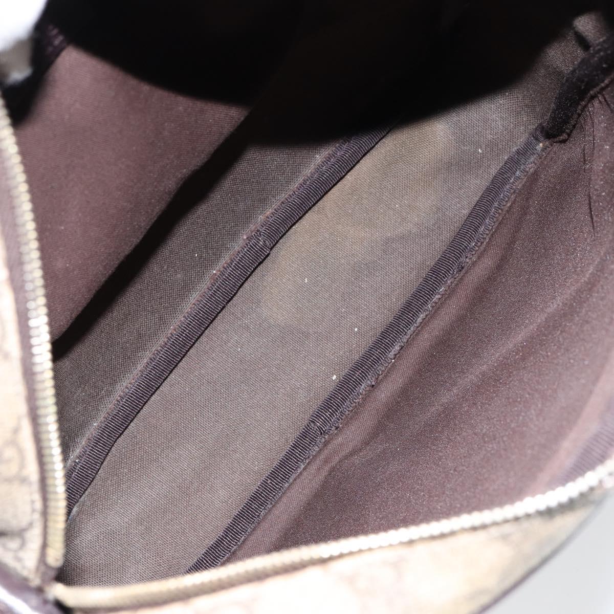 GUCCI GG Supreme Shoulder Bag PVC Beige Gold 201448 Auth 154420