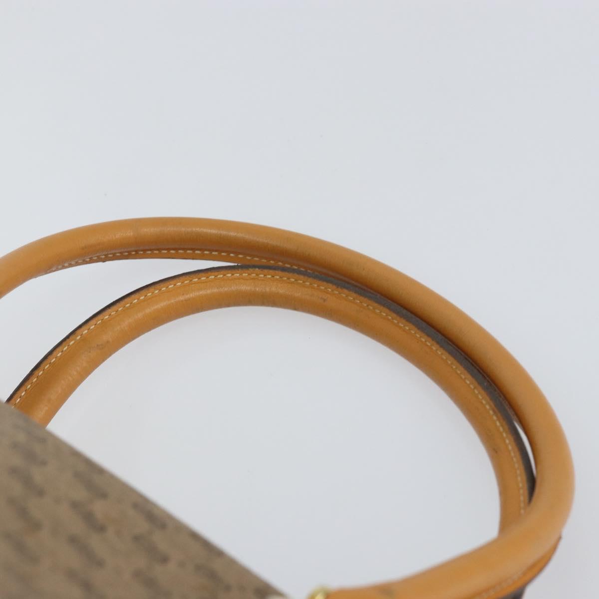 GUCCI Micro GG Supreme Hand Bag PVC Beige Gold 000 58 0040 Auth 154435