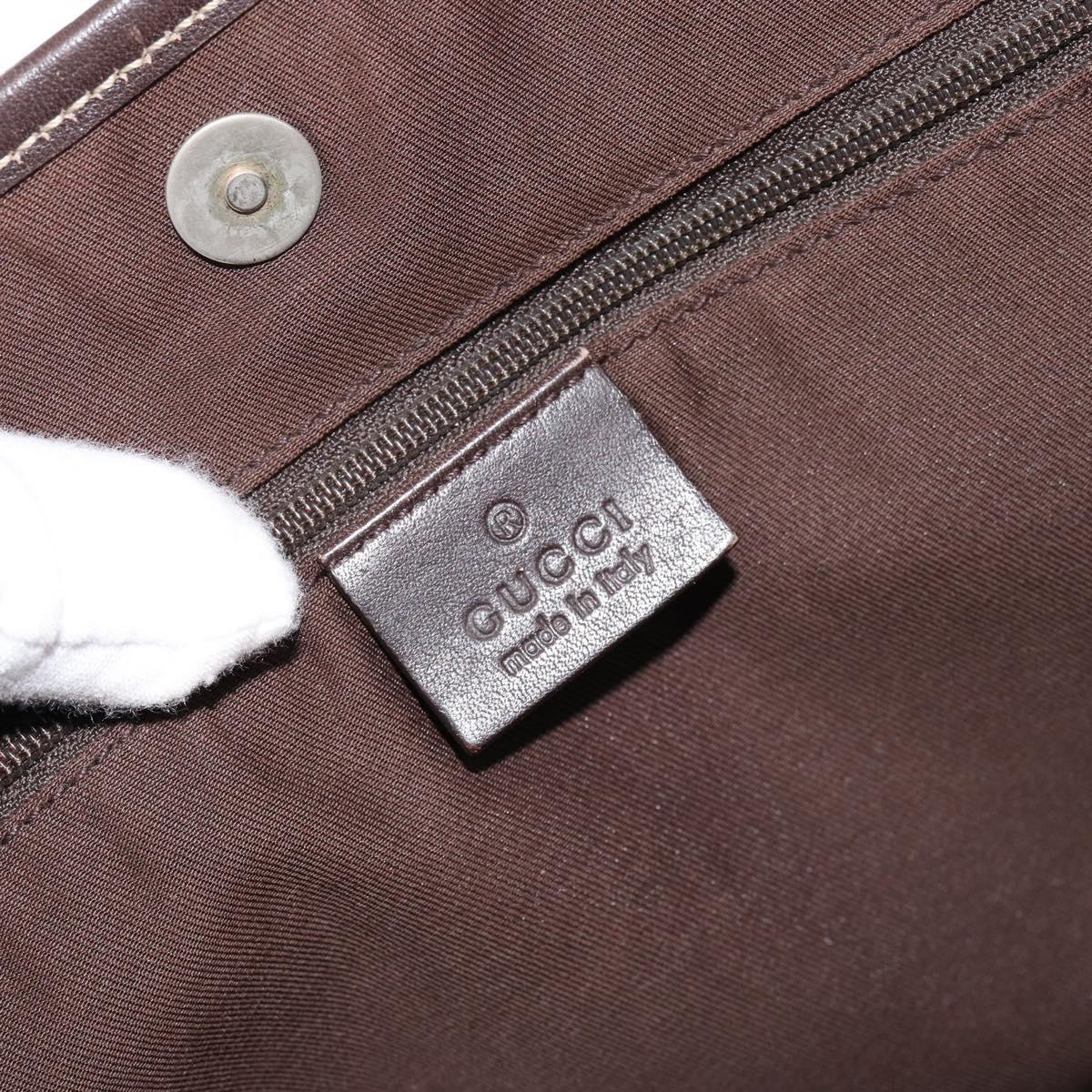 GUCCI GG Canvas Tote Bag Beige Gold 169946 Auth 154437