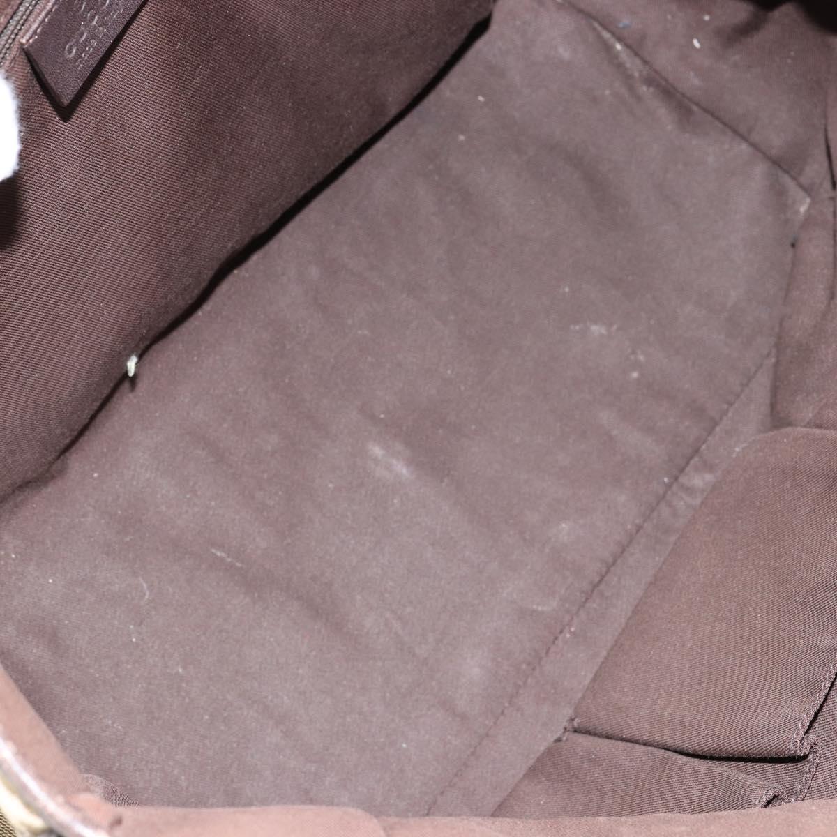 GUCCI GG Canvas Tote Bag Beige Gold 169946 Auth 154437