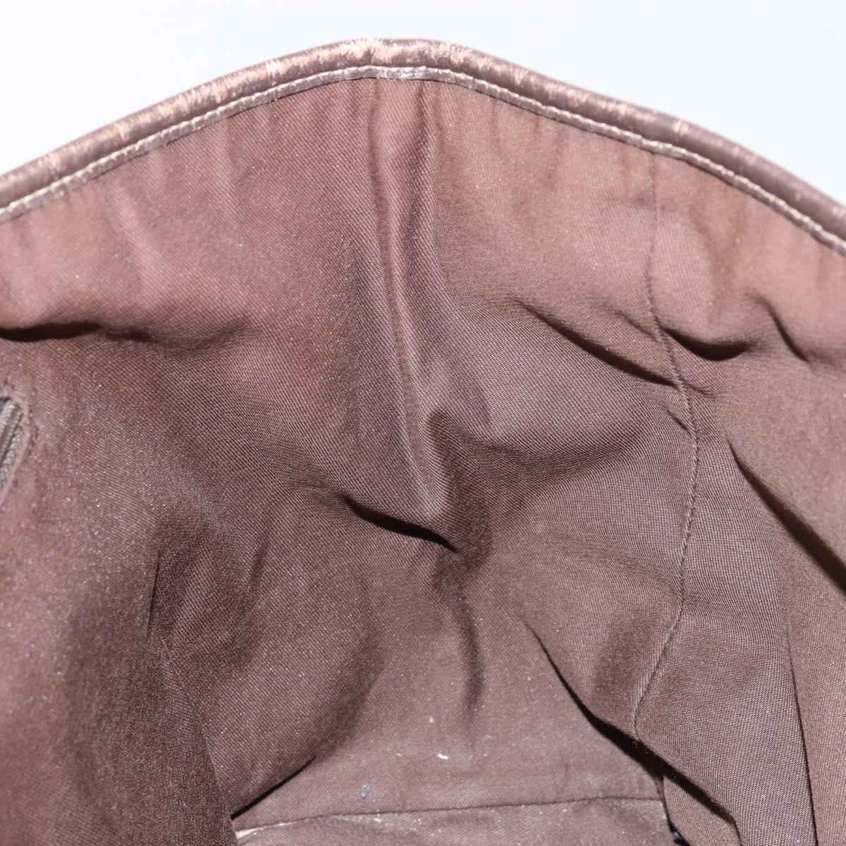 GUCCI GG Canvas Tote Bag Beige Gold 169946 Auth 154437