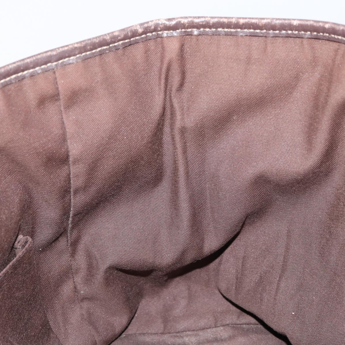 GUCCI GG Canvas Tote Bag Beige Gold 169946 Auth 154437