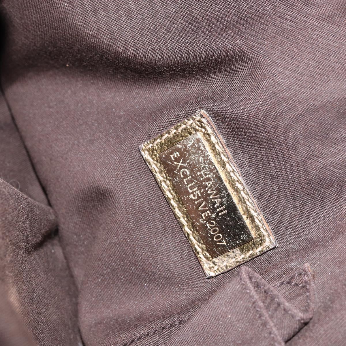 GUCCI GG Canvas Tote Bag Beige Gold 141470 Auth 154438