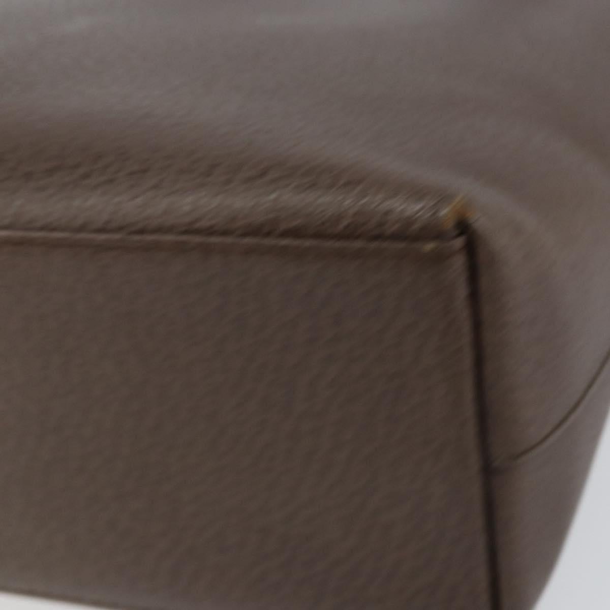 GUCCI Shoulder Bag Leather Brown Gold 002 2058 0480 0 Auth 154473