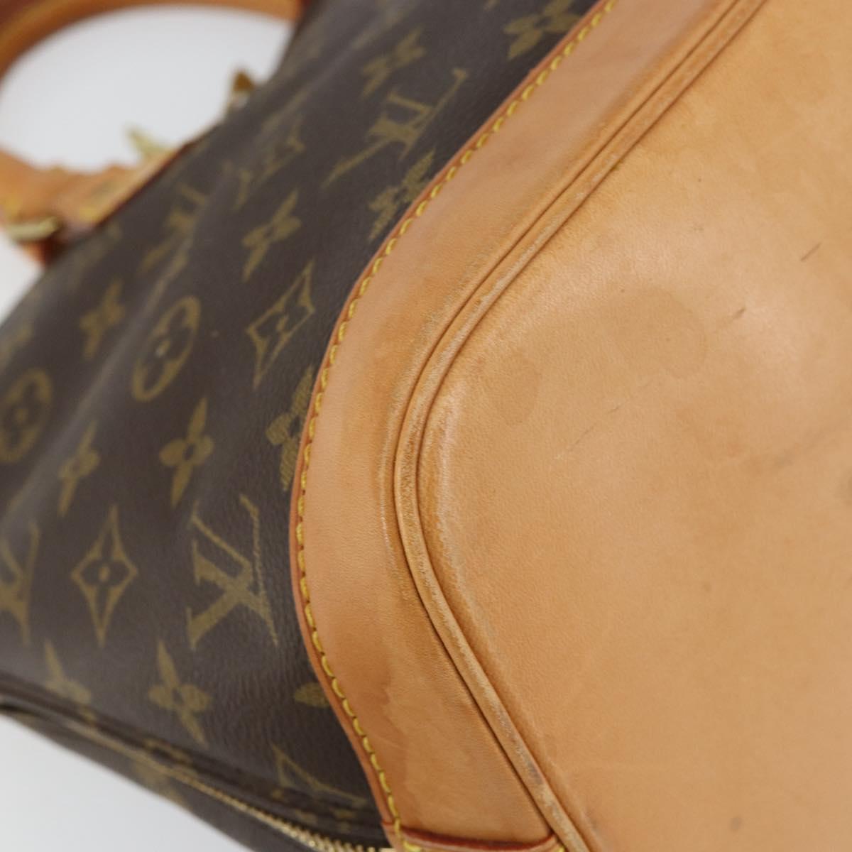 LOUIS VUITTON Monogram Alma Hand Bag M51130 LV Auth 154479