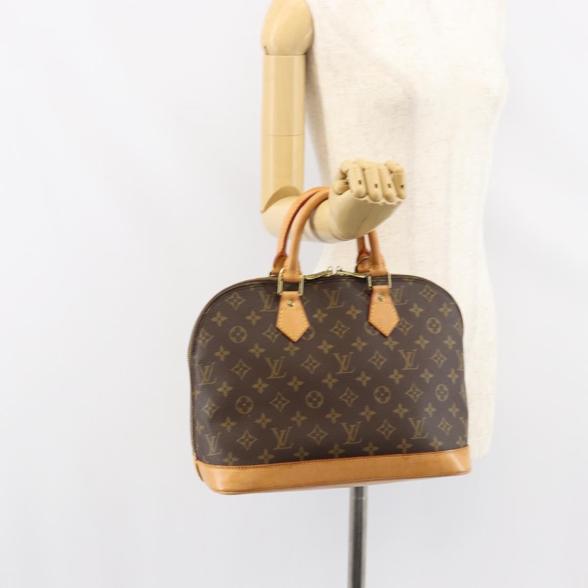 LOUIS VUITTON Monogram Alma Hand Bag M51130 LV Auth 154479