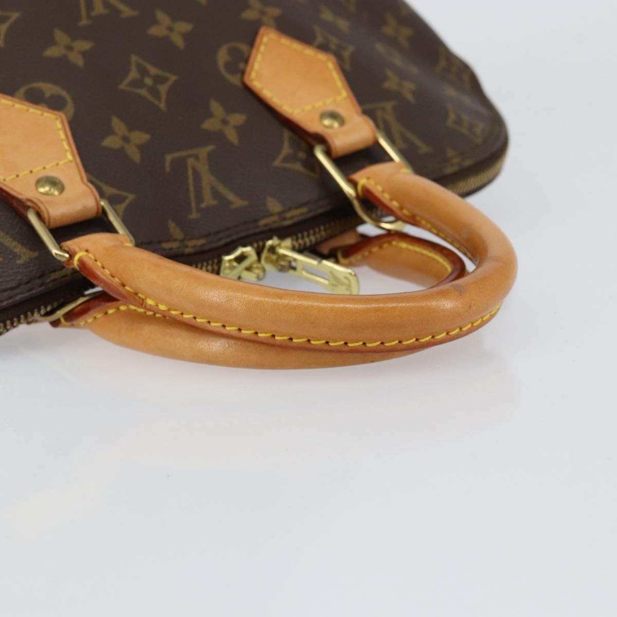 LOUIS VUITTON Monogram Alma Hand Bag M51130 LV Auth 154479