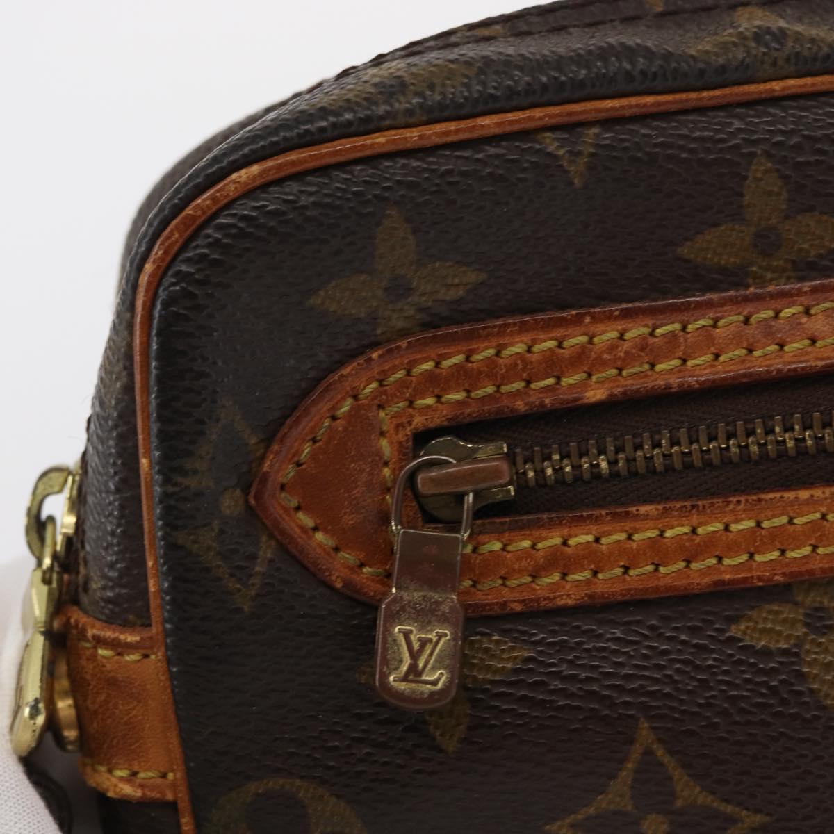 LOUIS VUITTON Monogram Marly Dragonne GM Clutch Bag M51825 LV Auth 154481