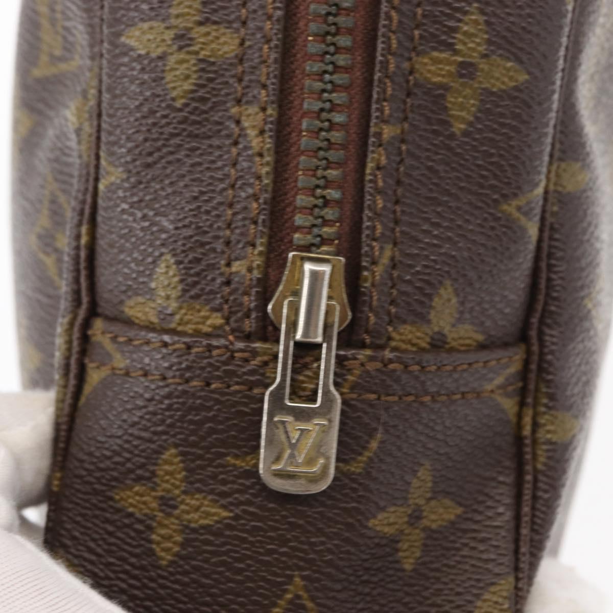 LOUIS VUITTON Monogram Trousse Toilette 28 Clutch Bag M47522 LV Auth 154483