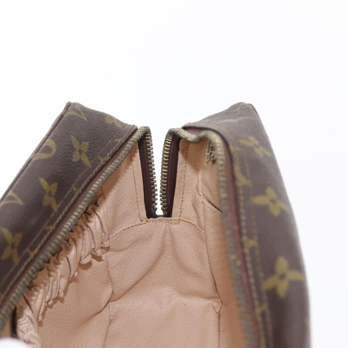 LOUIS VUITTON Monogram Trousse Toilette 28 Clutch Bag M47522 LV Auth 154483