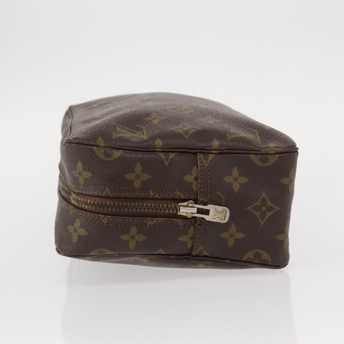 LOUIS VUITTON Monogram Trousse Toilette 28 Clutch Bag M47522 LV Auth 154483