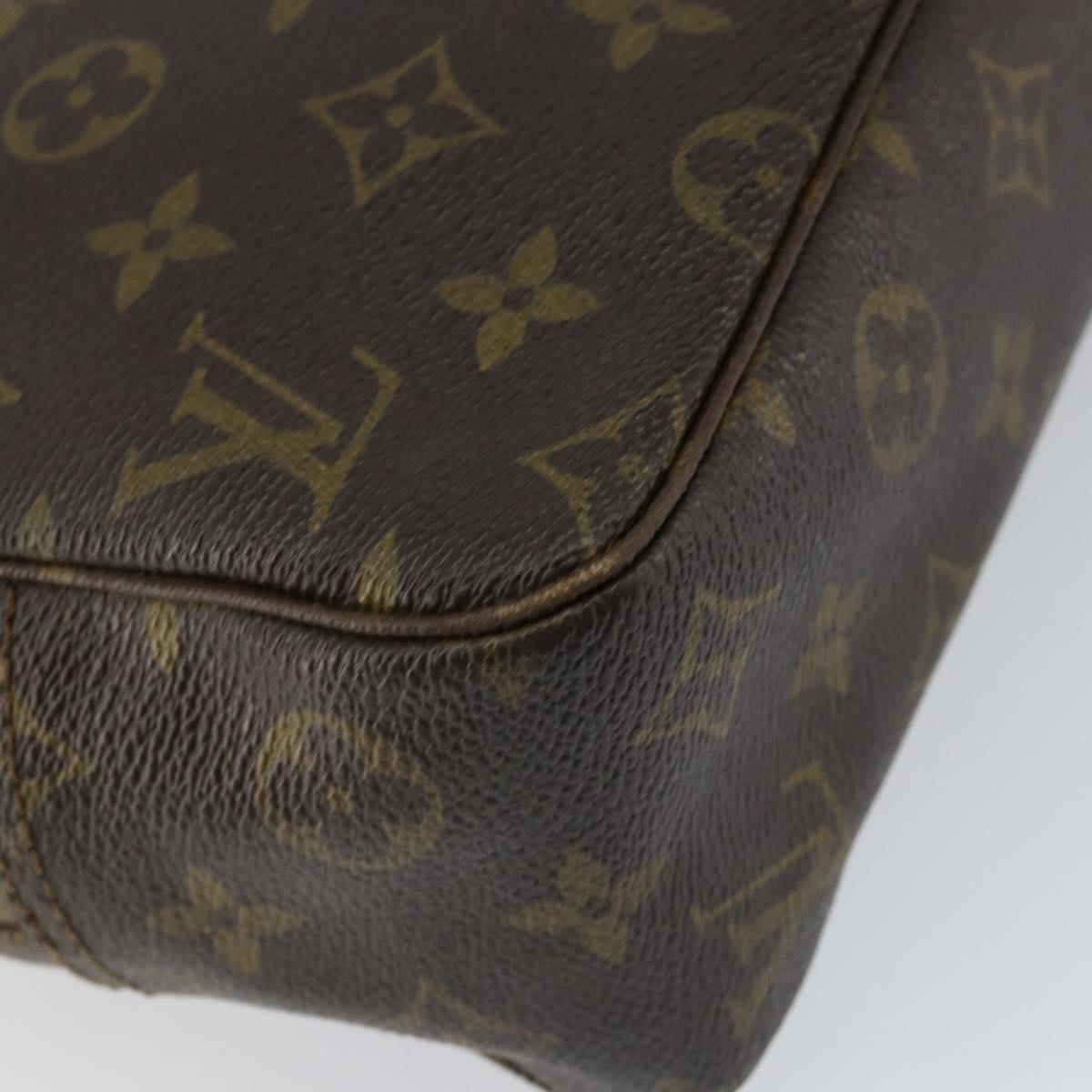 LOUIS VUITTON Monogram Trousse Toilette 28 Clutch Bag M47522 LV Auth 154484