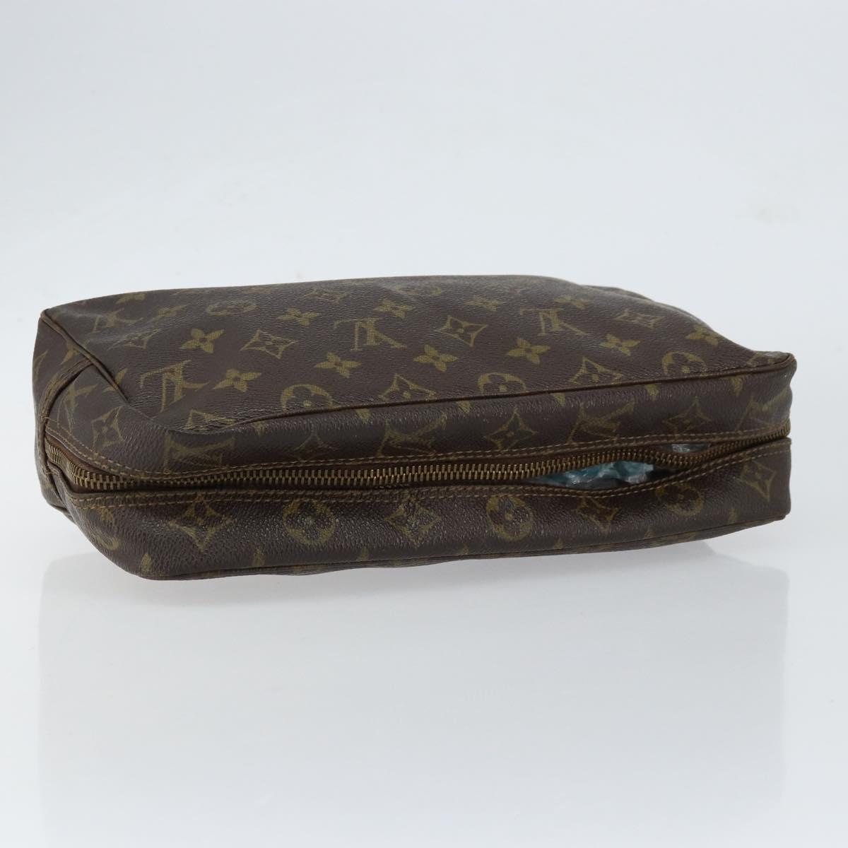 LOUIS VUITTON Monogram Trousse Toilette 28 Clutch Bag M47522 LV Auth 154484