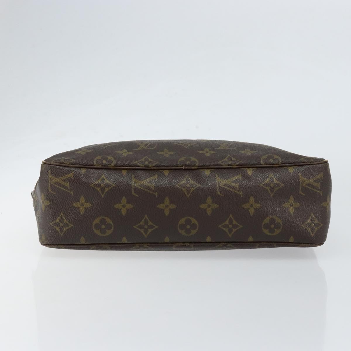 LOUIS VUITTON Monogram Trousse Toilette 28 Clutch Bag M47522 LV Auth 154484