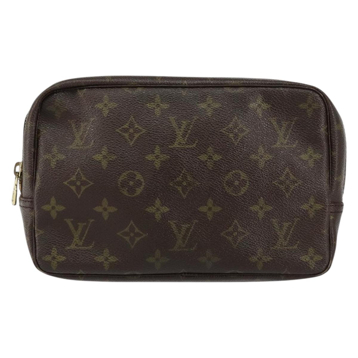 LOUIS VUITTON Monogram Trousse Toilette 23 Clutch Bag M47524 LV Auth 154485