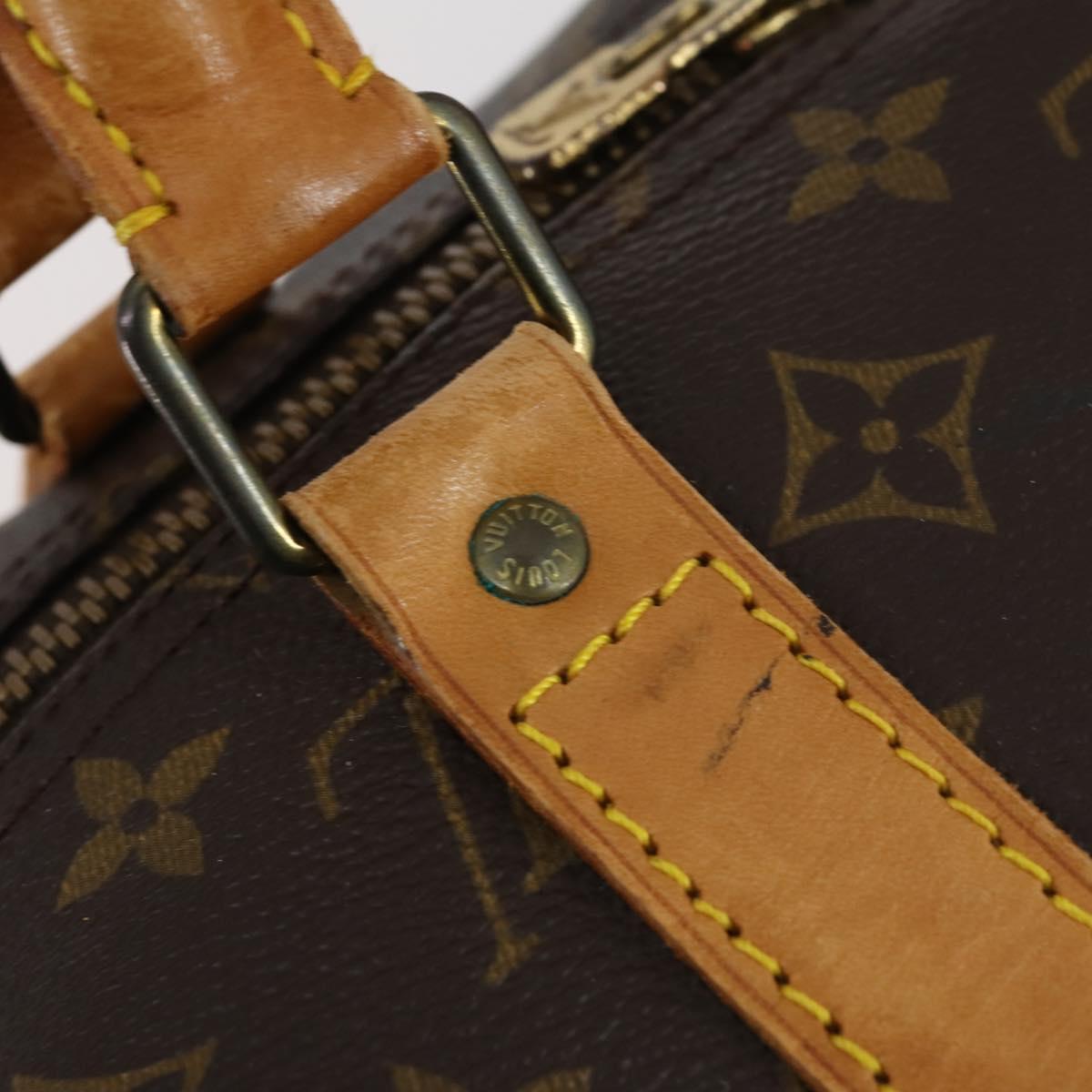 LOUIS VUITTON Monogram Keepall 55 Boston Bag M41424 LV Auth 154490