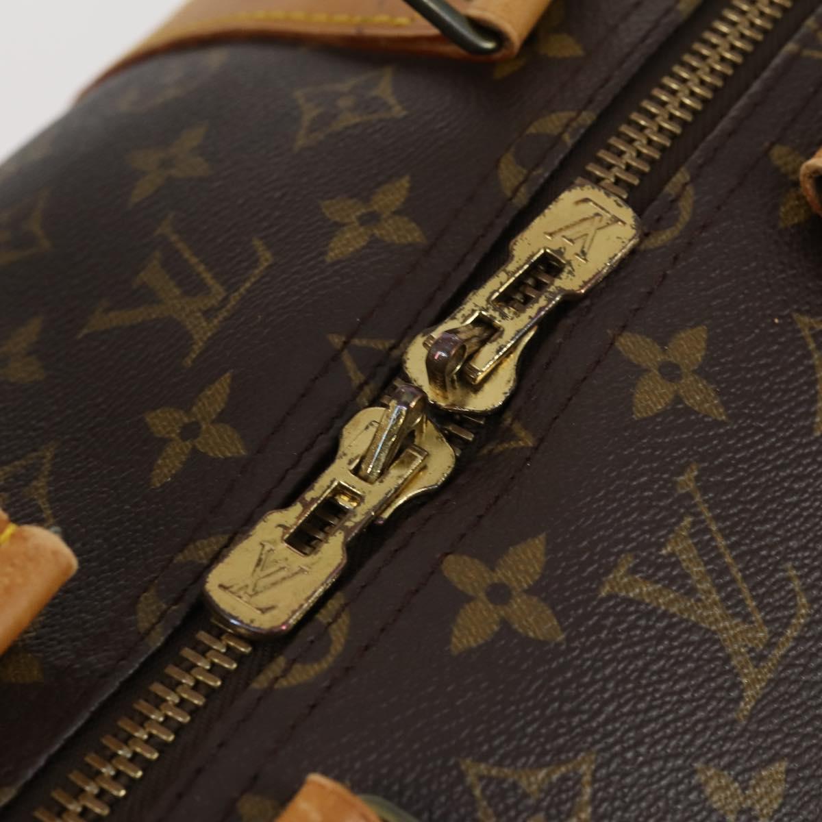 LOUIS VUITTON Monogram Keepall 55 Boston Bag M41424 LV Auth 154490