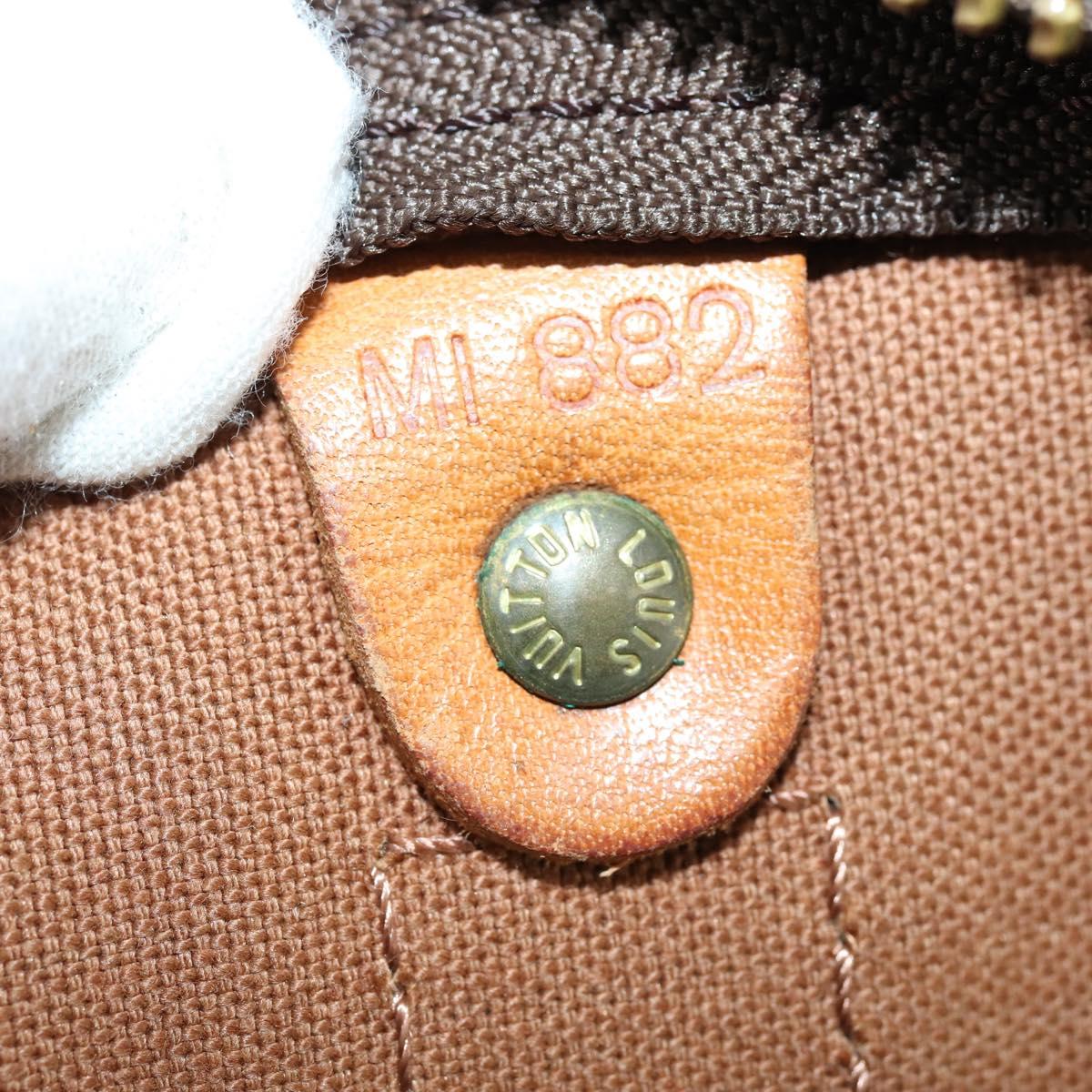 LOUIS VUITTON Monogram Keepall 55 Boston Bag M41424 LV Auth 154490