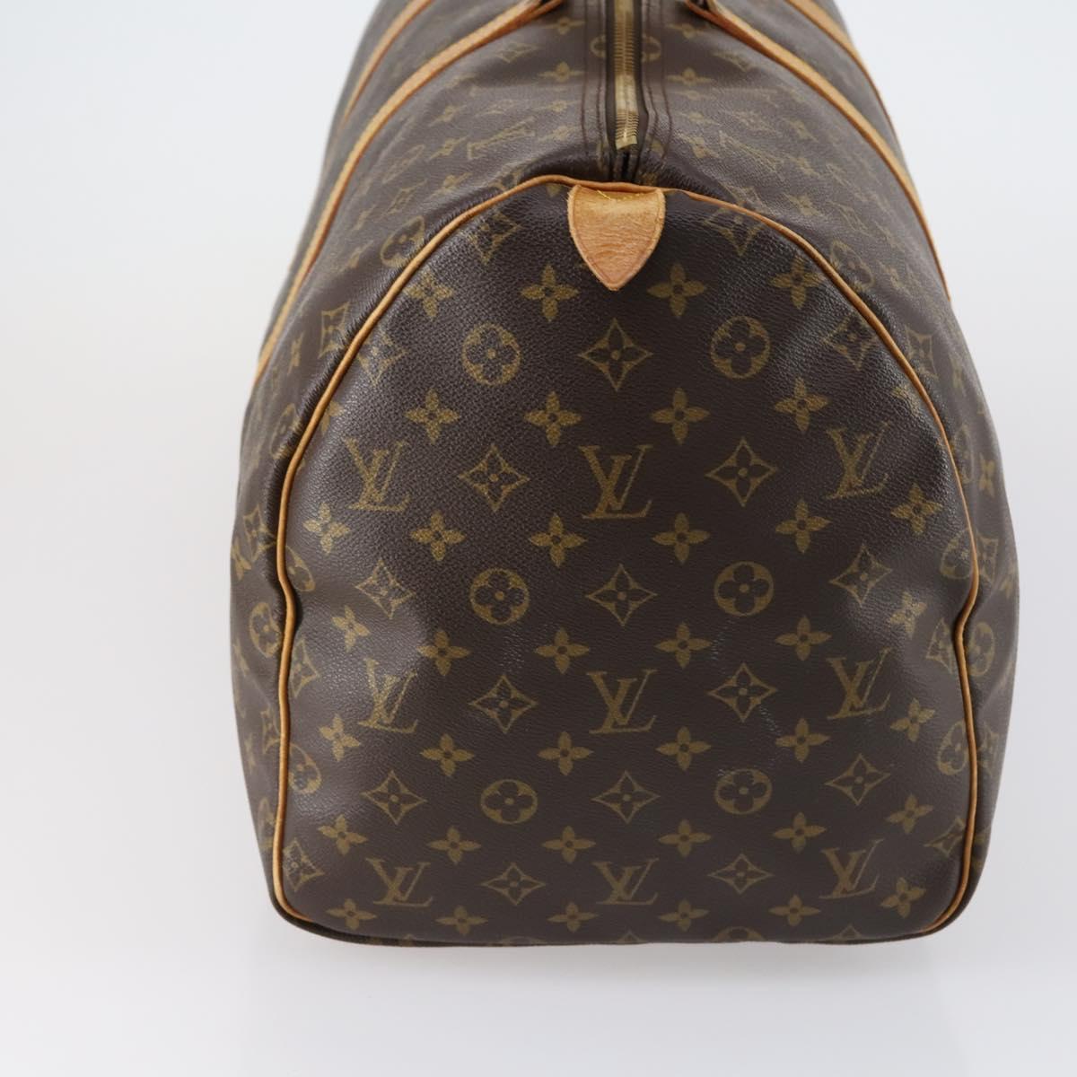 LOUIS VUITTON Monogram Keepall 55 Boston Bag M41424 LV Auth 154490