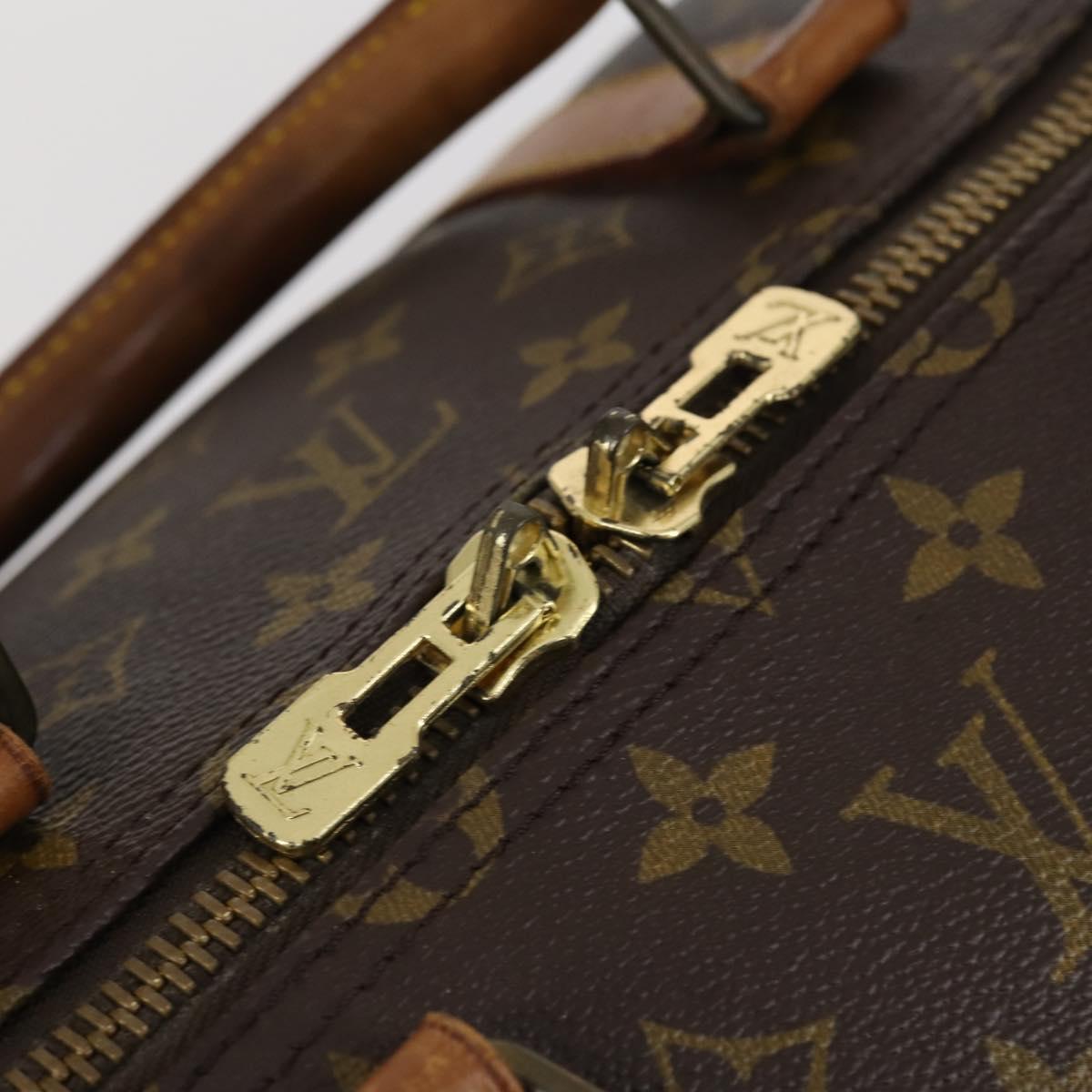 LOUIS VUITTON Monogram Keepall 55 Boston Bag M41424 LV Auth 154491