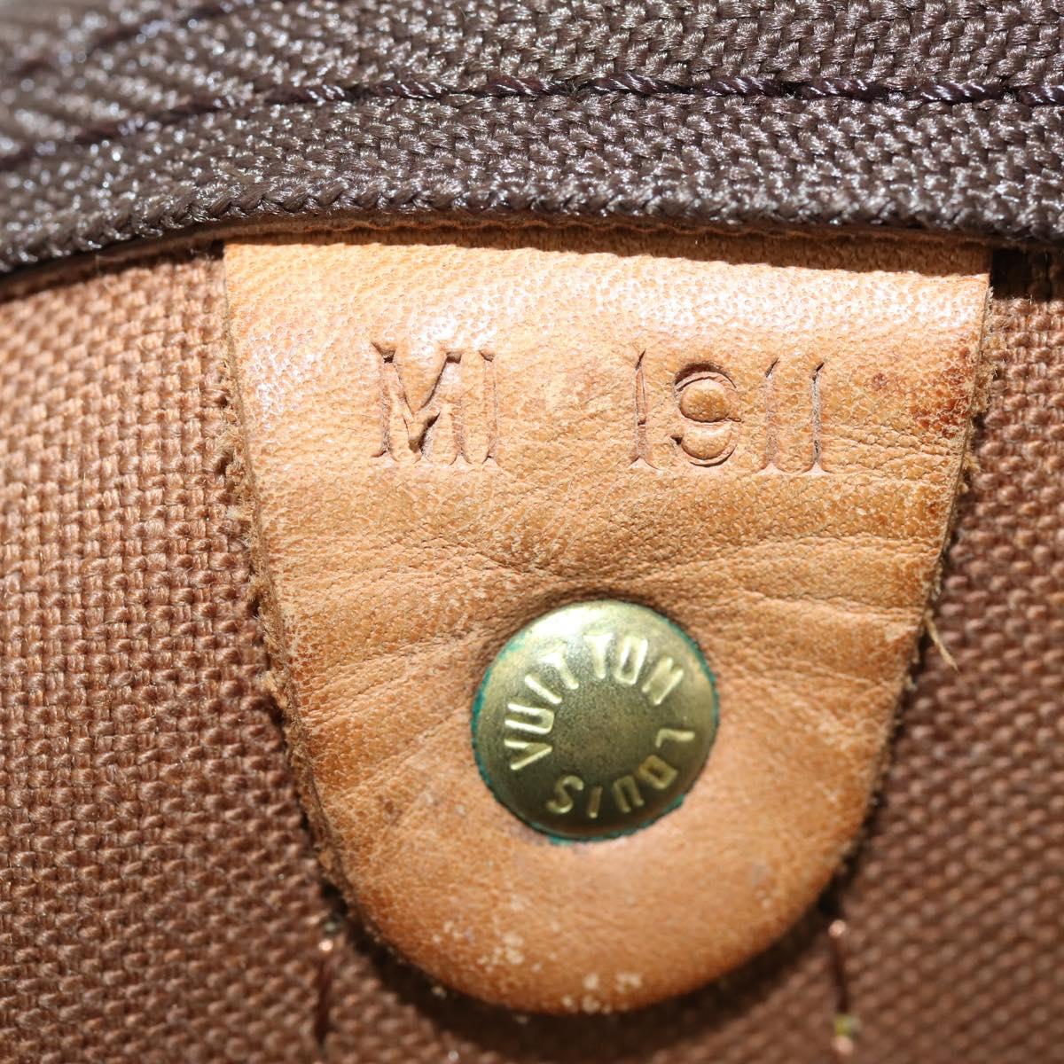 LOUIS VUITTON Monogram Keepall 55 Boston Bag M41424 LV Auth 154491