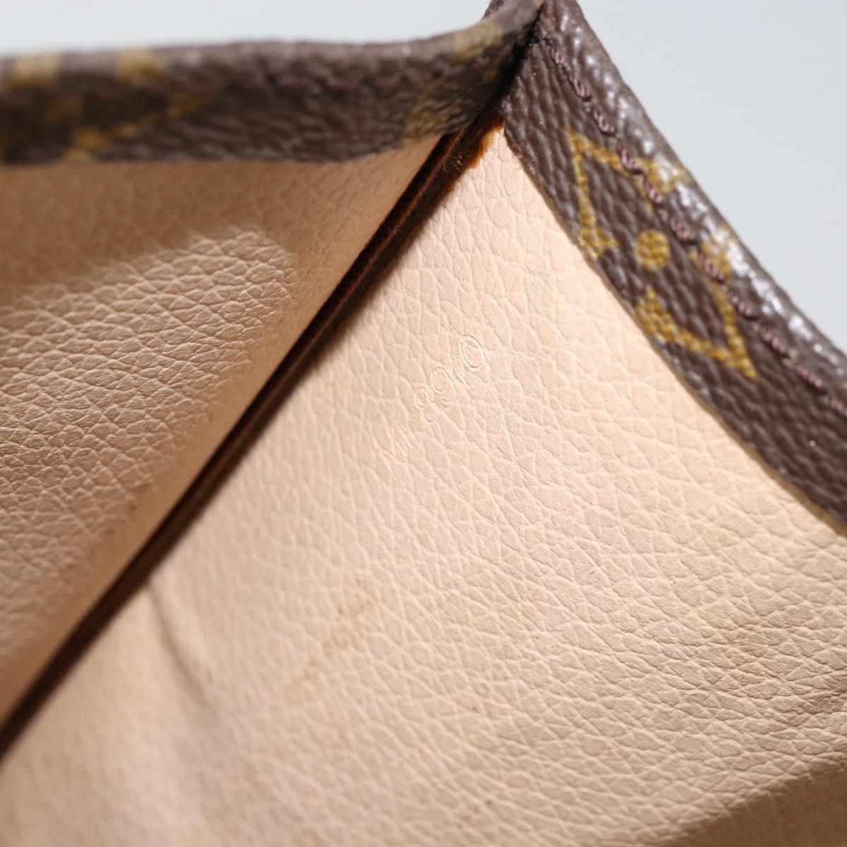 LOUIS VUITTON Monogram Sac Plat Hand Bag M51140 LV Auth 154492