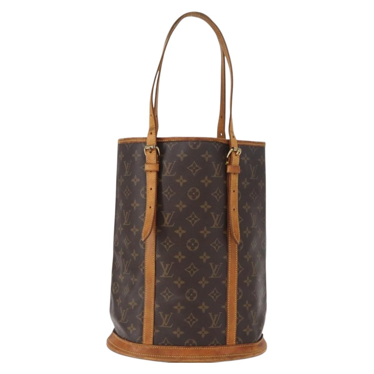 LOUIS VUITTON Monogram Bucket GM Shoulder Bag M42236 LV Auth 154494