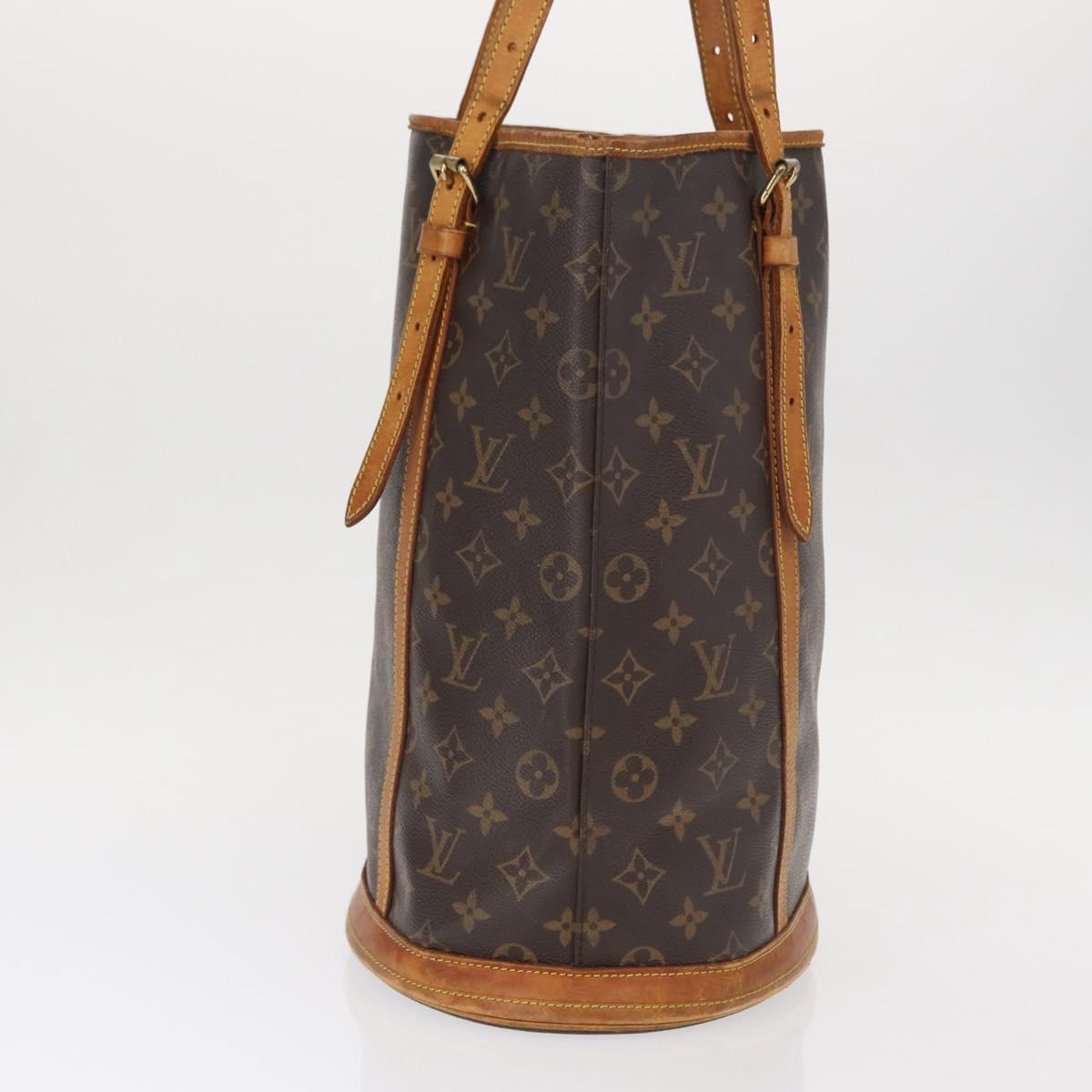LOUIS VUITTON Monogram Bucket GM Shoulder Bag M42236 LV Auth 154494