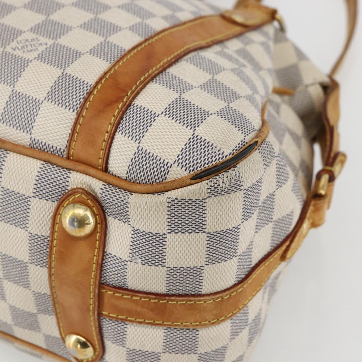 LOUIS VUITTON Damier Azur Stresa PM Tote Bag M51188 LV Auth 154495