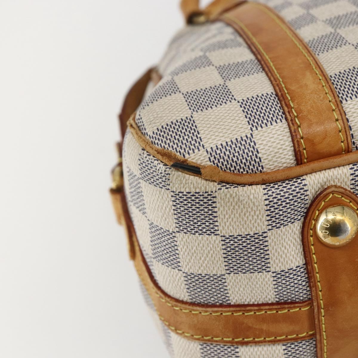 LOUIS VUITTON Damier Azur Stresa PM Tote Bag M51188 LV Auth 154495