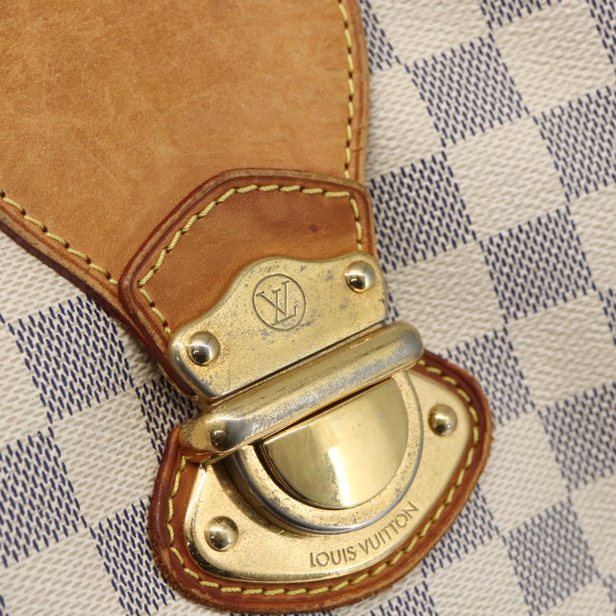 LOUIS VUITTON Damier Azur Stresa PM Tote Bag M51188 LV Auth 154495