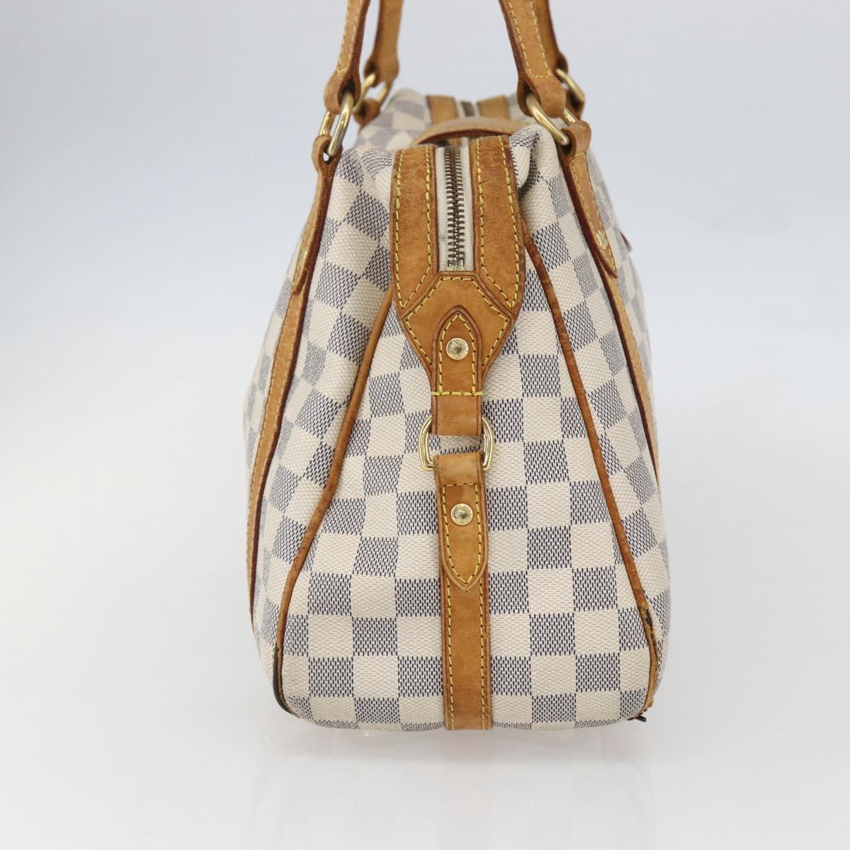 LOUIS VUITTON Damier Azur Stresa PM Tote Bag M51188 LV Auth 154495