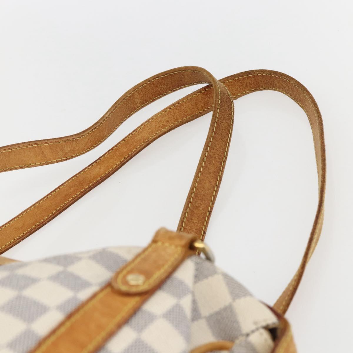LOUIS VUITTON Damier Azur Stresa PM Tote Bag M51188 LV Auth 154495