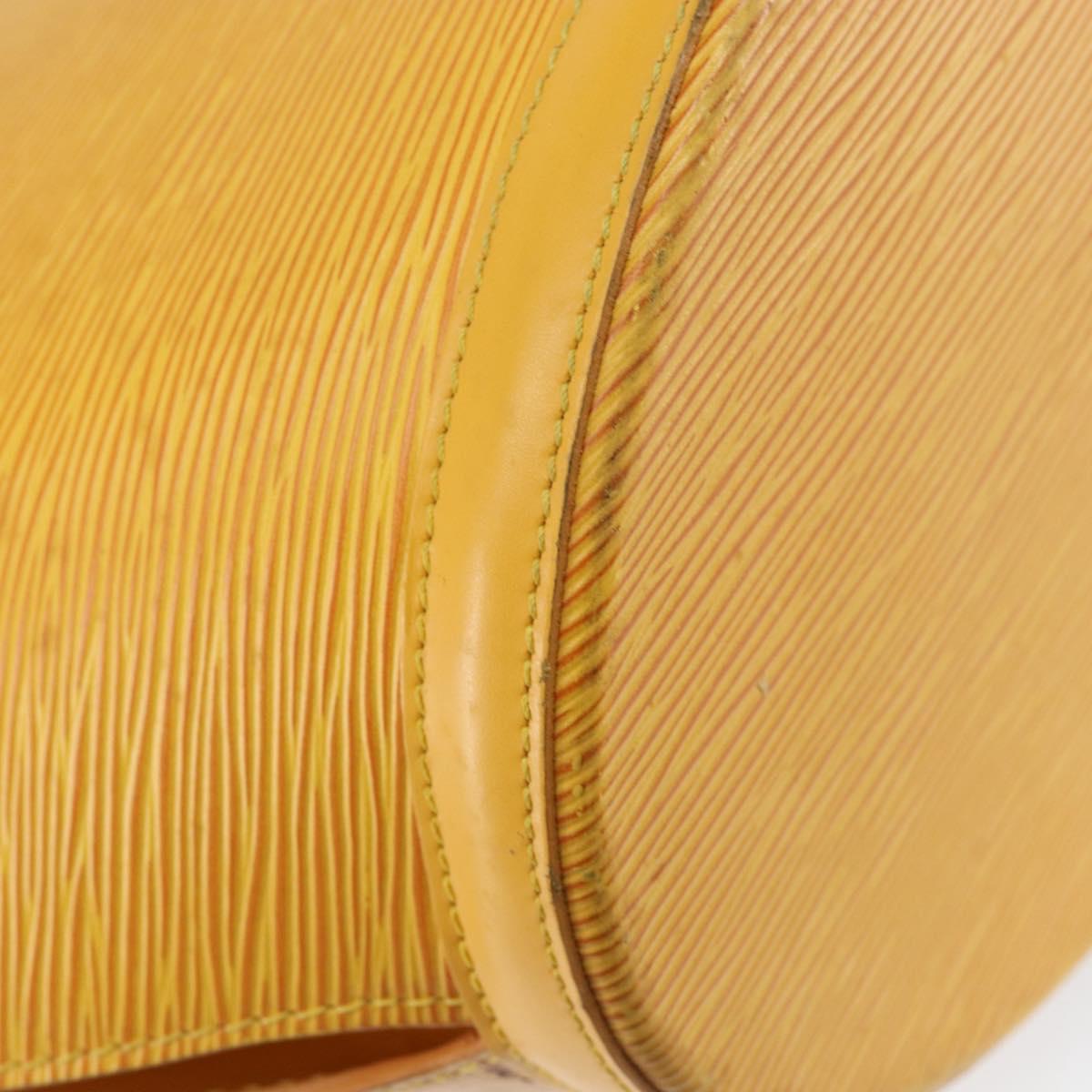 LOUIS VUITTON Epi Saint Jacques Shopping Shoulder Bag Yellow M52269 Auth 154496