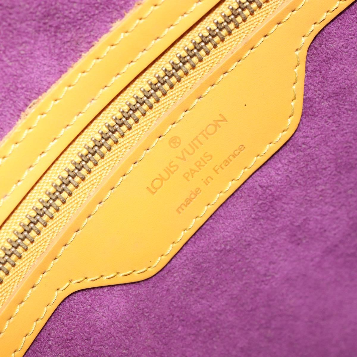 LOUIS VUITTON Epi Saint Jacques Shopping Shoulder Bag Yellow M52269 Auth 154496