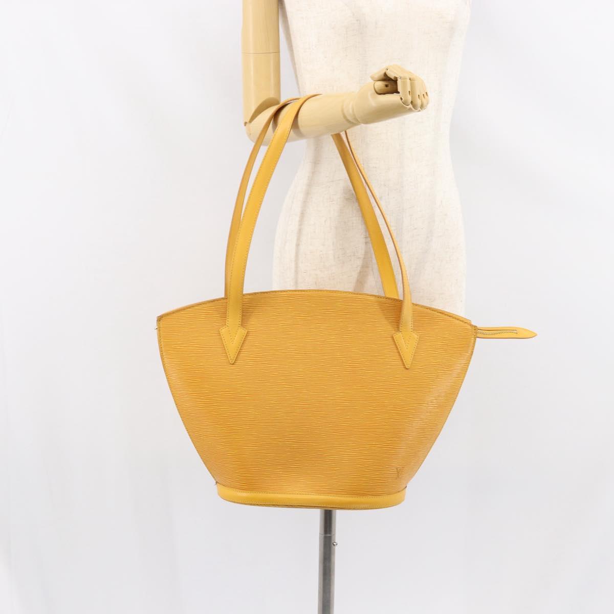 LOUIS VUITTON Epi Saint Jacques Shopping Shoulder Bag Yellow M52269 Auth 154496